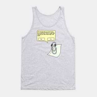 Gay Clippy - The Peach Fuzz Tank Top